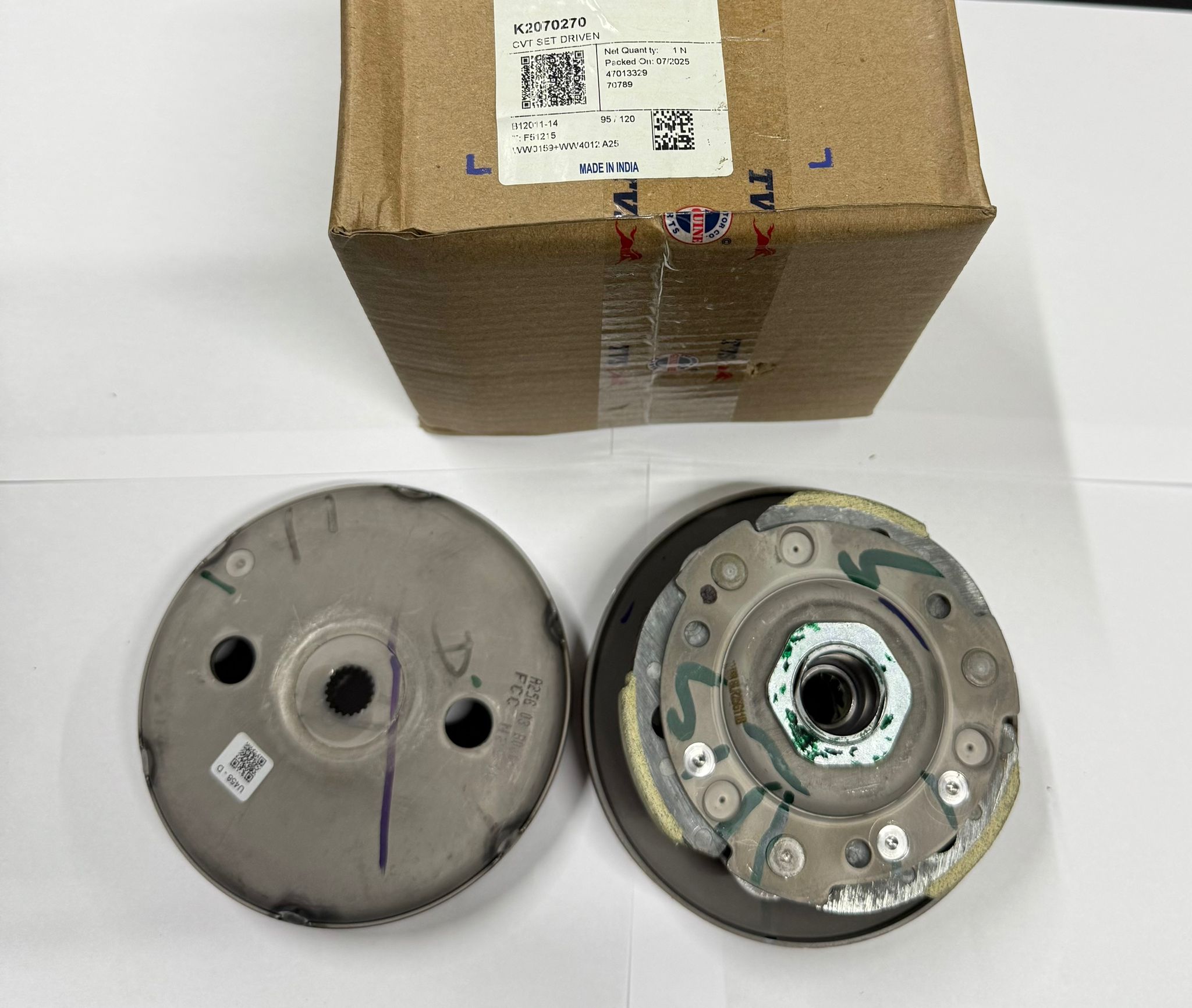 TVS ORİJİNAL ARKA VARYATÖR (KOMPLE) / TVS / JUPITER / 125cc / 2023-2024-2025