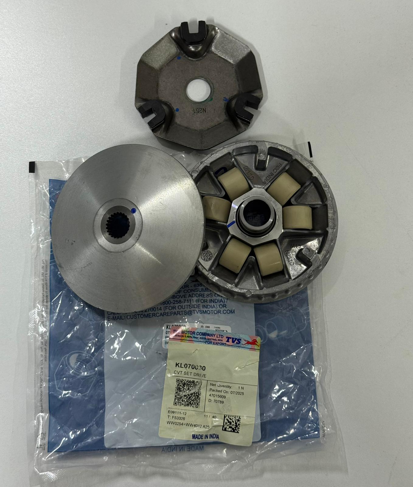 TVS ORİJİNAL ÖN VARYATÖR (KOMPLE) / TVS / JUPITER / 125cc / 2023-2024-2025