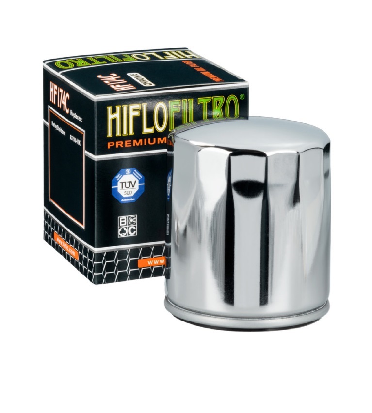 HIFLO YAĞ FİLTRESİ / HARLEY D. / V-ROD MUSCLE VRSCF / 1250cc / KROM  / 2008-2009-2010-2011-2012-2013-2014-2015-2016-2017