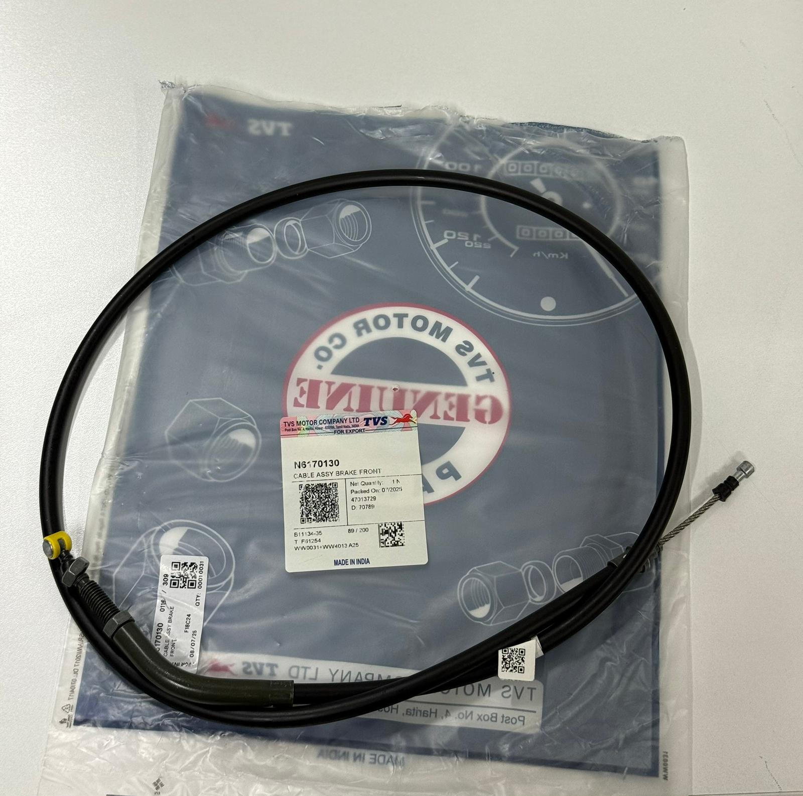 TVS ORİJİNAL ÖN FREN TELİ / TVS / RAIDER / 125cc / 2023-2024-2025