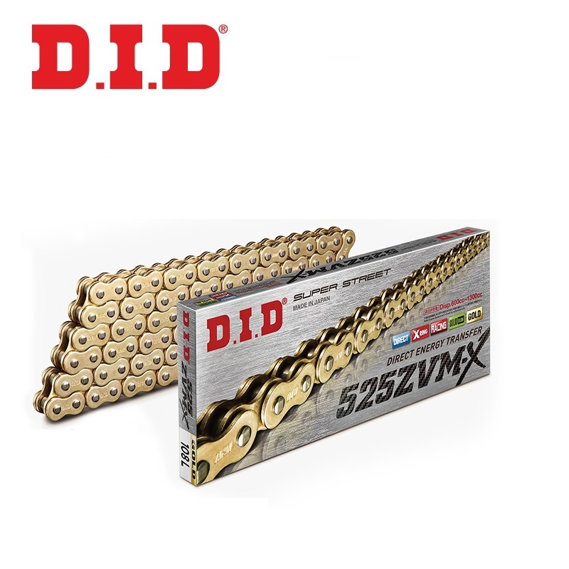 DID 525ZVM-X GOLD X-RİNG ZİNCİR-116 BAKLA / BENELLI / 752 S / 752cc / DID X-RING (ZVM-X) GOLD ZİNCİR  / 2019-2020