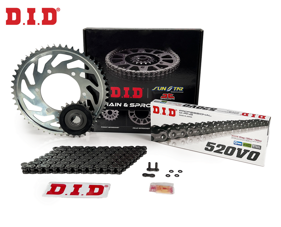 ZİNCİR DİŞLİ SETİ - SUZUKI GSX-R 250 (250 CC) - (2017-2020) / SUZUKI / GSX-R 250 / 250cc / ZİNCİR : DID-520 ORING-116 / DİŞLİ : (14T -46T)  / 2017-2018-2019-2020