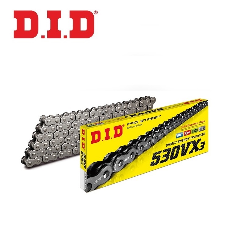 DID 530VX3 ÇELİK X-RİNG ZİNCİR-118 BAKLA / HONDA / VF C MAGNA / 750cc / DID X-RING (VX3) ÇELİK ZİNCİR  / 1996-1997-1998-1999-2000-2001-2002