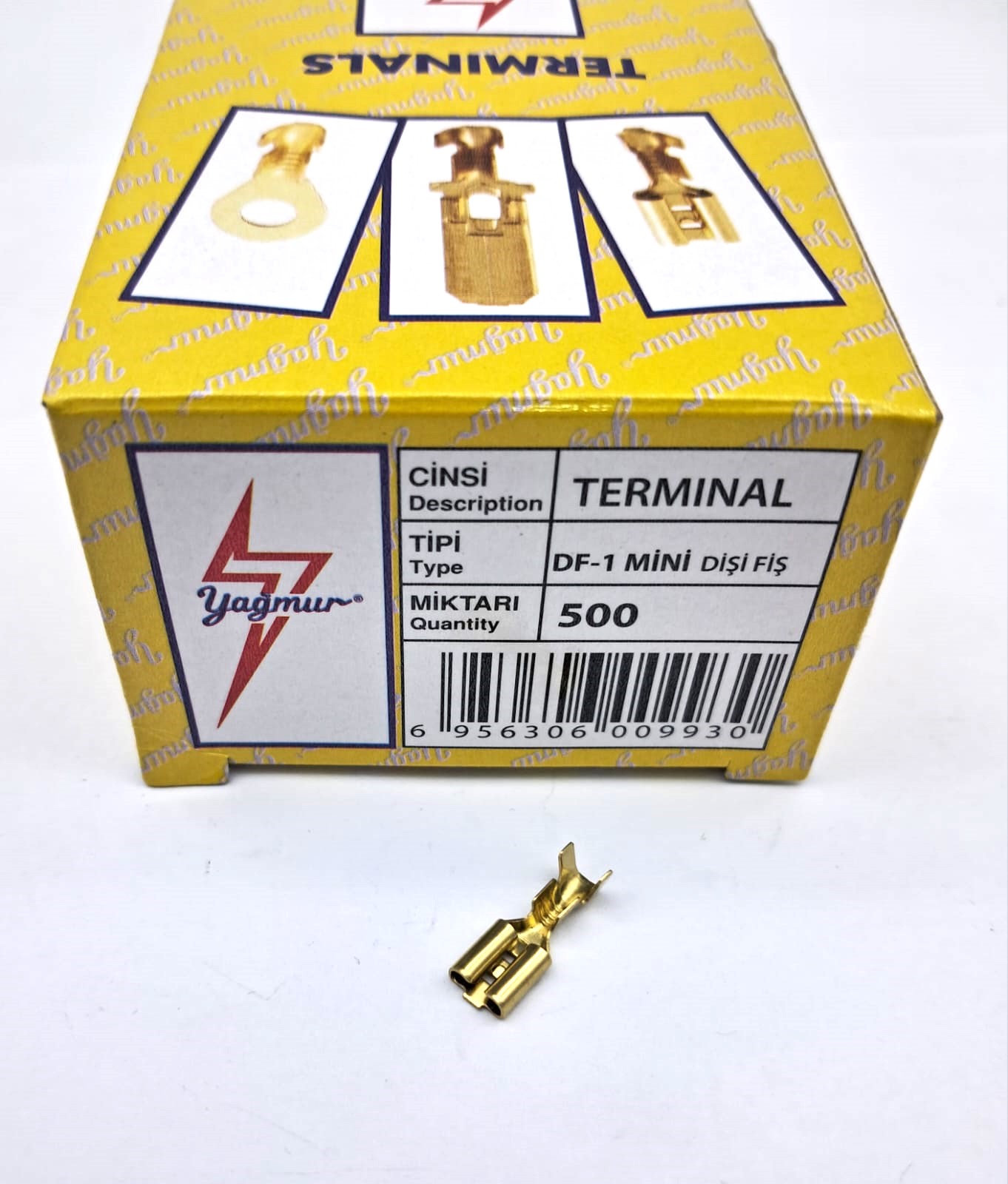 DF/1 MİNİ DİŞİ FİŞ (1 KUTU = 500 ADET) / UNIVERSAL / cc