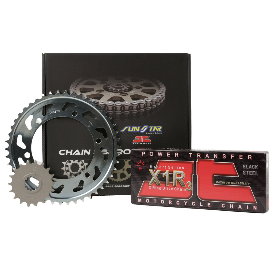 ZİNCİR DİŞLİ SETİ - SUZUKI DL V-STROM / XT (650 CC)  - (2004-2006) / SUZUKI / DL V-STROM / XT / 650cc / ZİNCİR : JT-525X1R3 (ÇELİK)-118 / DİŞLİ : (15T -47T)  / 2004-2005-2006-2007-2008-2009-2010-2011-2012-2013-2014-2015-2016-2017-2018-2019-2020-2021-2022-2023-2024