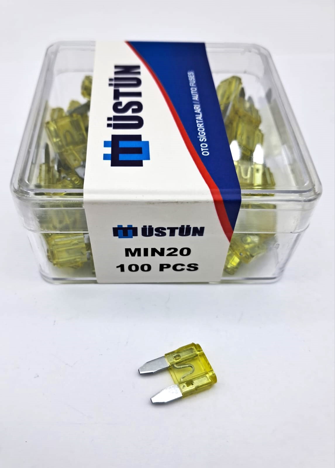 MİNİ BIÇAK  SİGORTA 20 AMPER(1 KUTU = 100 ADET) / UNIVERSAL / cc