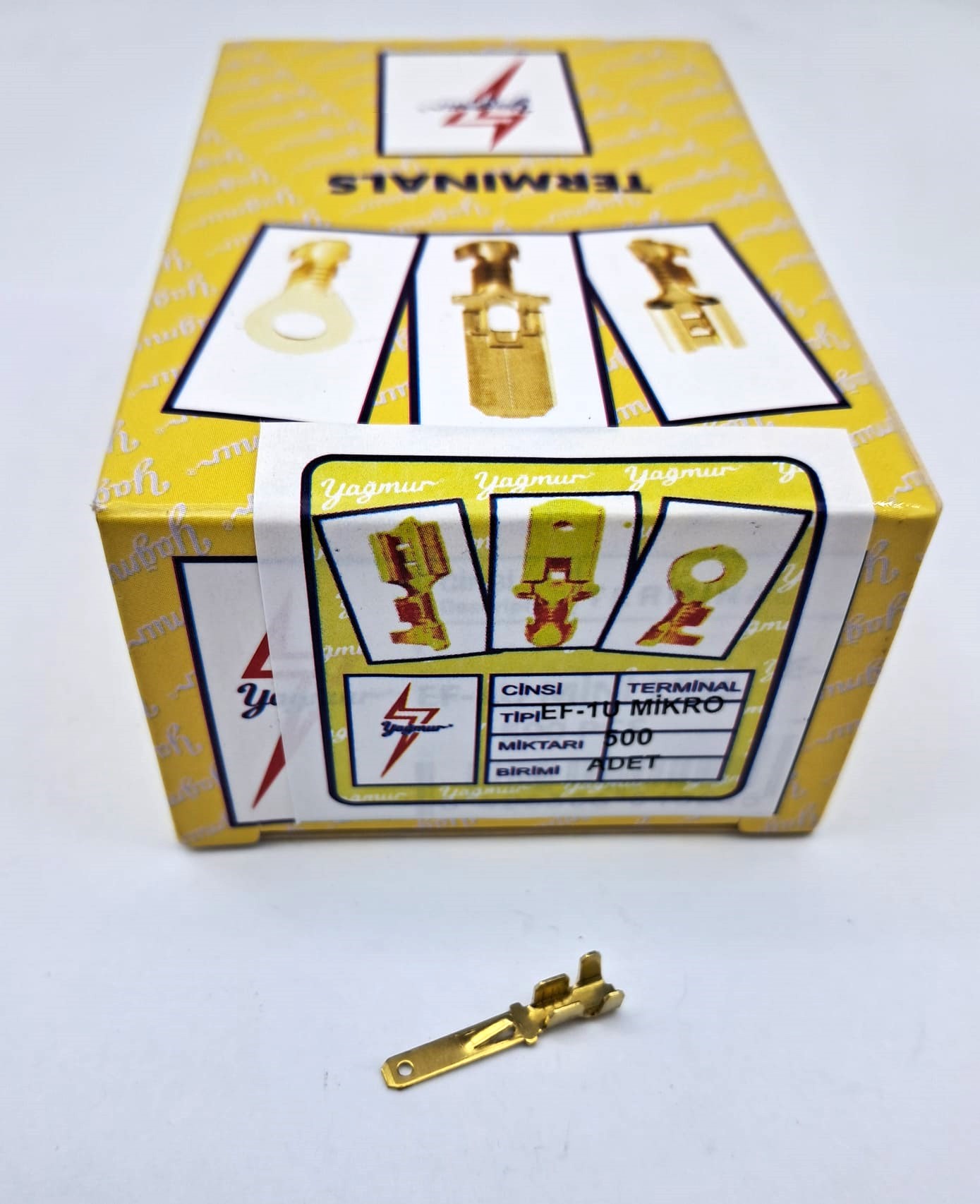 EF/1U MİKRO ERKEK FİŞ (1 KUTU = 500 ADET) / UNIVERSAL / cc