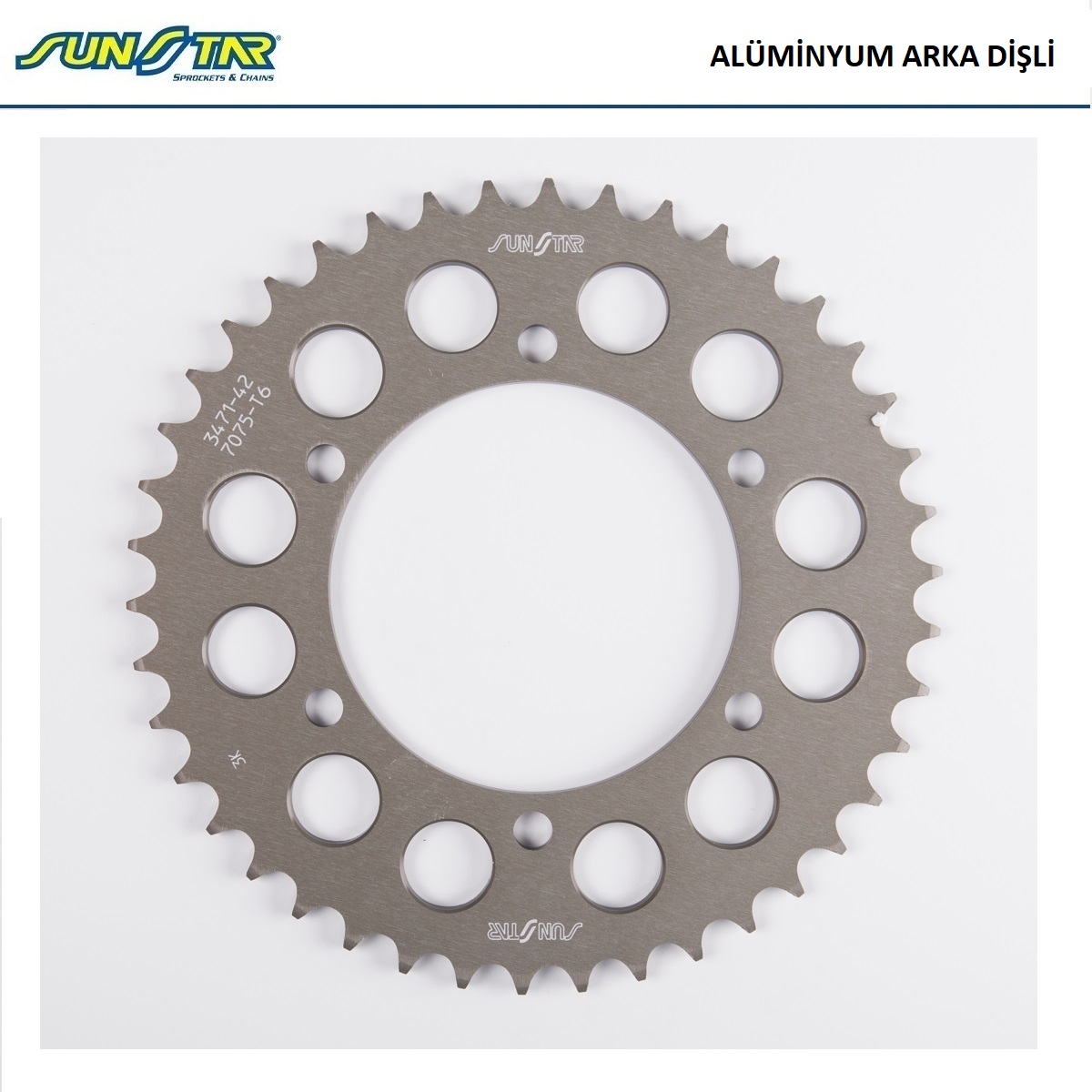 ARKA DİŞLİ ALÜMİNYUM / KAWASAKI / NINJA 300 / 300cc / (DİŞLİ SAYISI : ORİJİNAL +1) / 2013-2014-2015-2016-2017