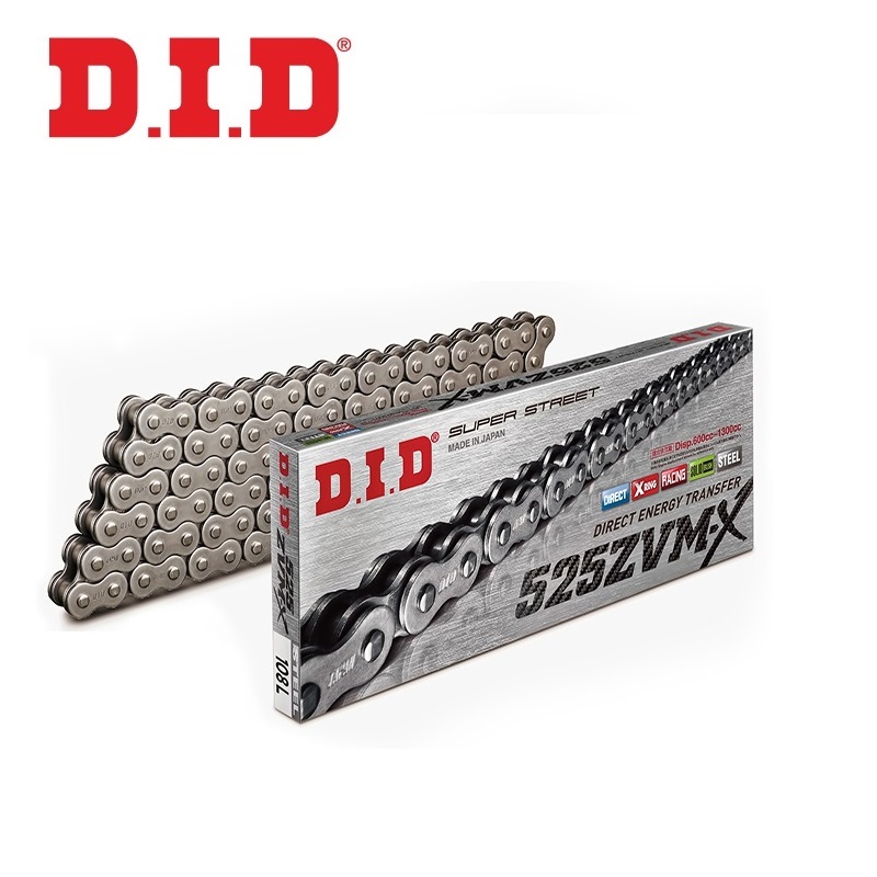 DID 525ZVM-X ÇELİK X-RİNG ZİNCİR-112 BAKLA / MV AGUSTA / BRUTALE / RR / ABS / 800cc / DID X-RING (ZVM-X) ÇELİK ZİNCİR  / 2013-2014-2015-2016-2017-2018-2019-2020