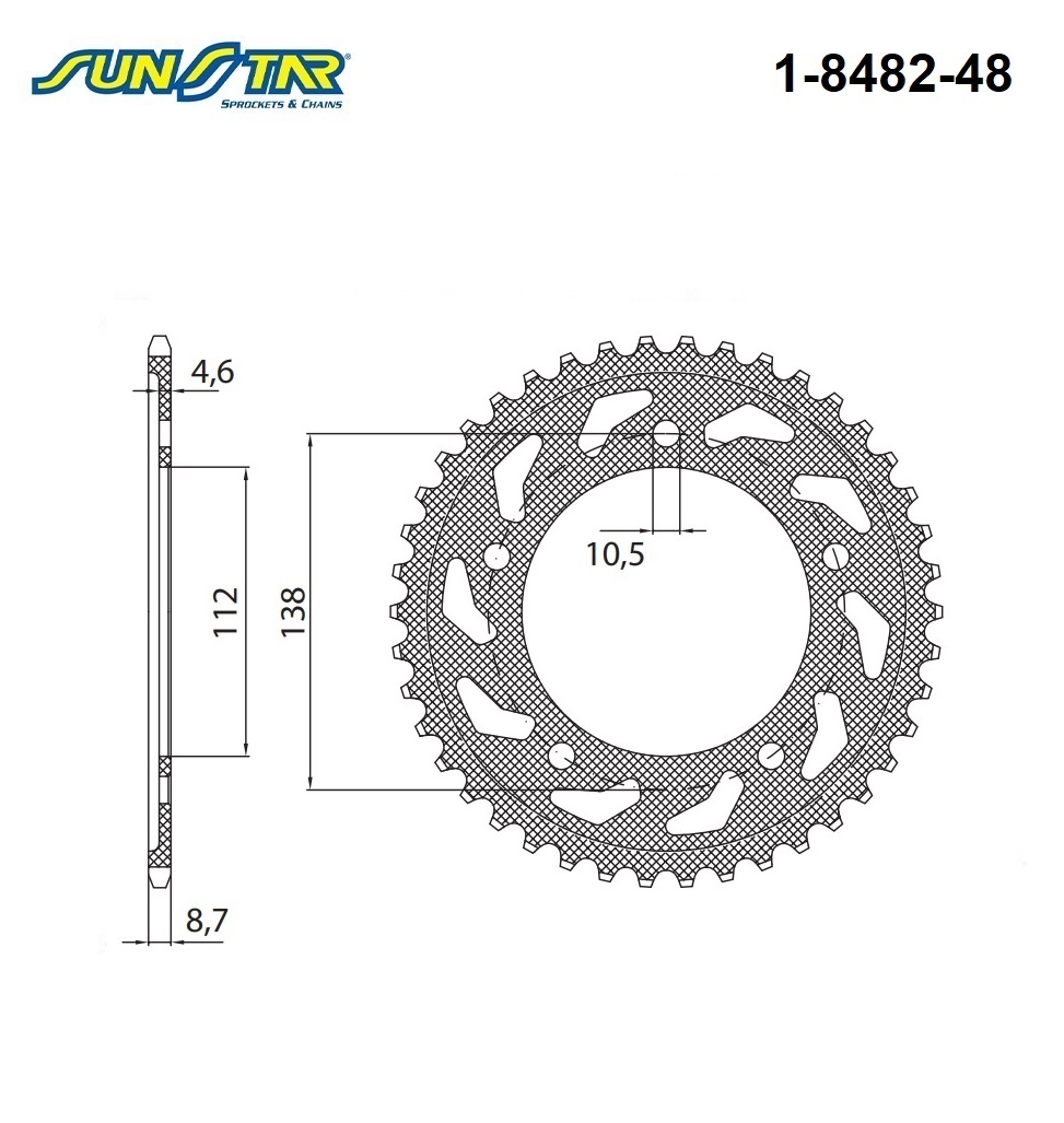 ARKA DİŞLİ / YAMAHA / YZF R6 / 600cc / (DİŞLİ SAYISI : ORİJİNAL) / 1999-2000-2001-2002-2003-2004-2005-2006-2007-2008-2009-2010-2011-2012-2013-2014-2015-2016-2017-2018-2019-2020
