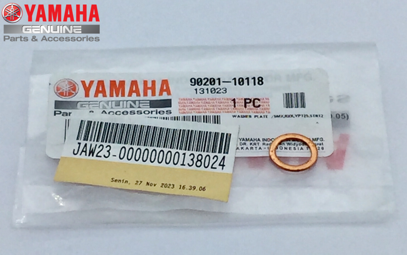 HİDROLİK HORTUM BAKIR PUL / YAMAHA / N-MAX / 125cc / HİDROLİK HORTUM BAKIR PUL / 2015-2016-2017-2018-2019-2020-2021-2022-2023-2024