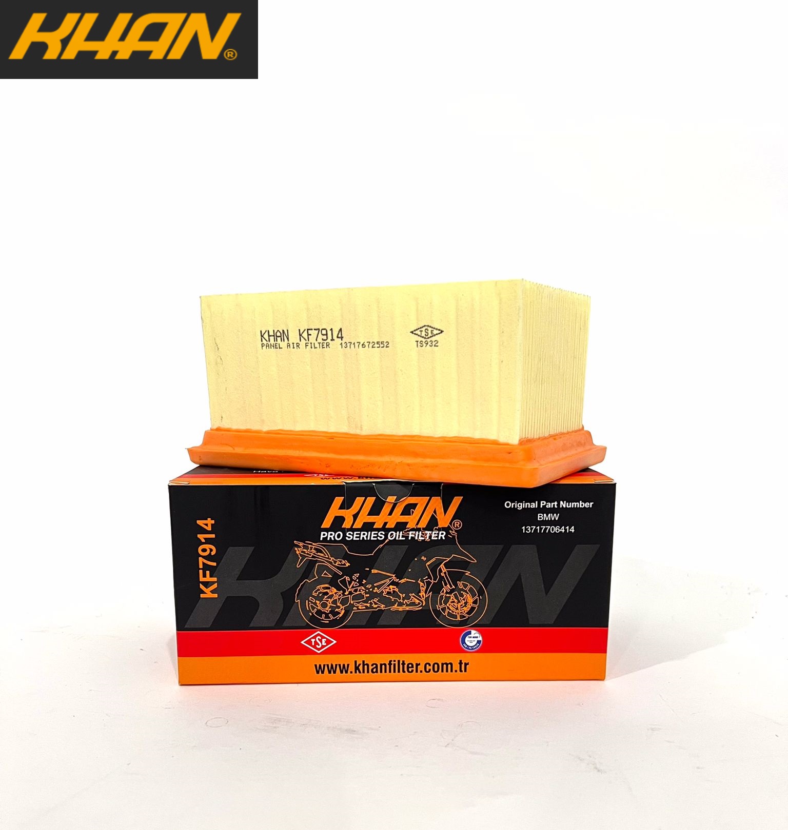 KHAN HAVA FİLTRESİ / BMW / R NINE T SCRAMBLER / 1200cc / 2016-2017-2018-2019-2020-2021-2022