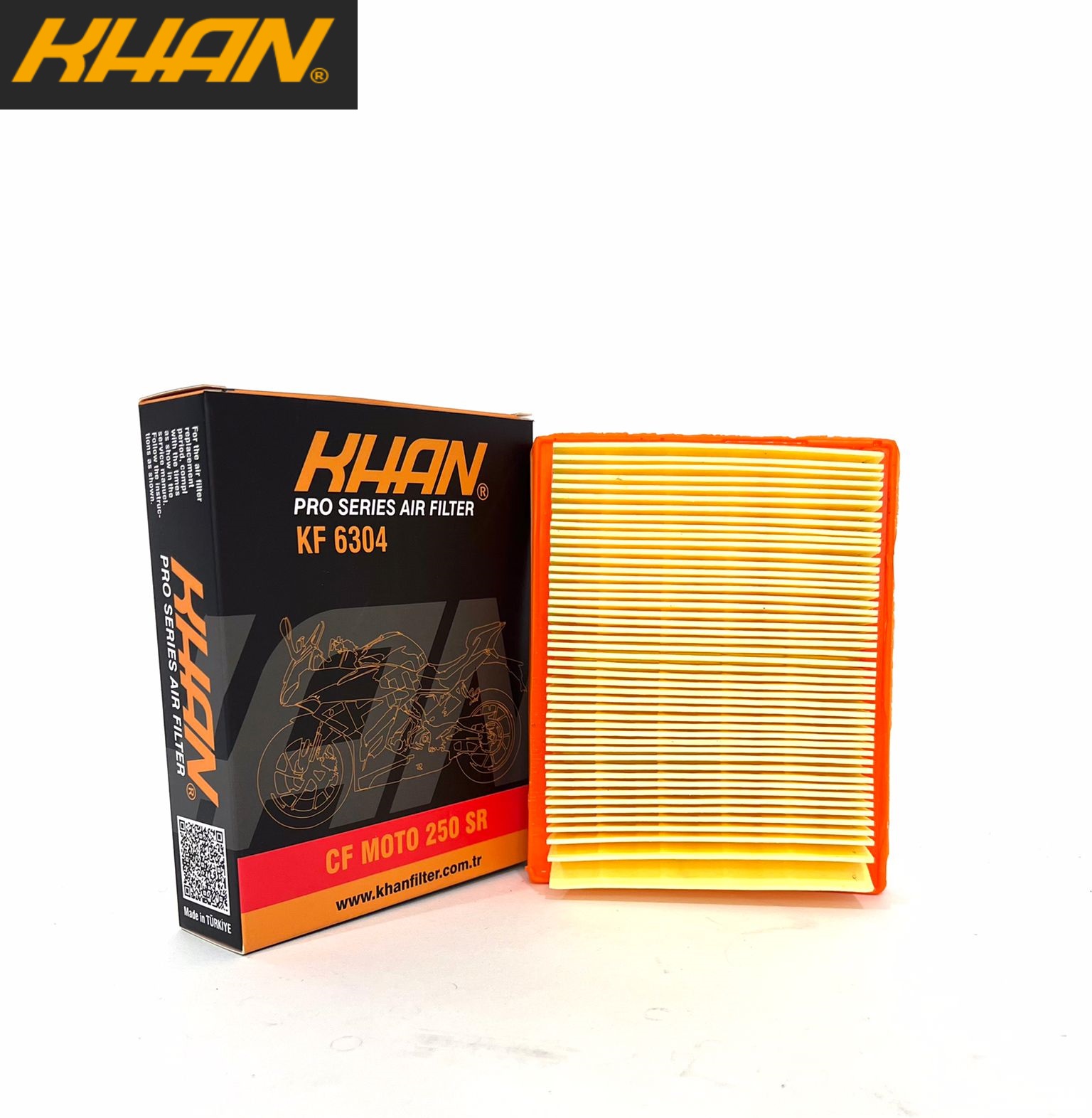 KHAN HAVA FİLTRESİ / CF MOTO / CLX / 250cc / 2022-2023-2024-2025