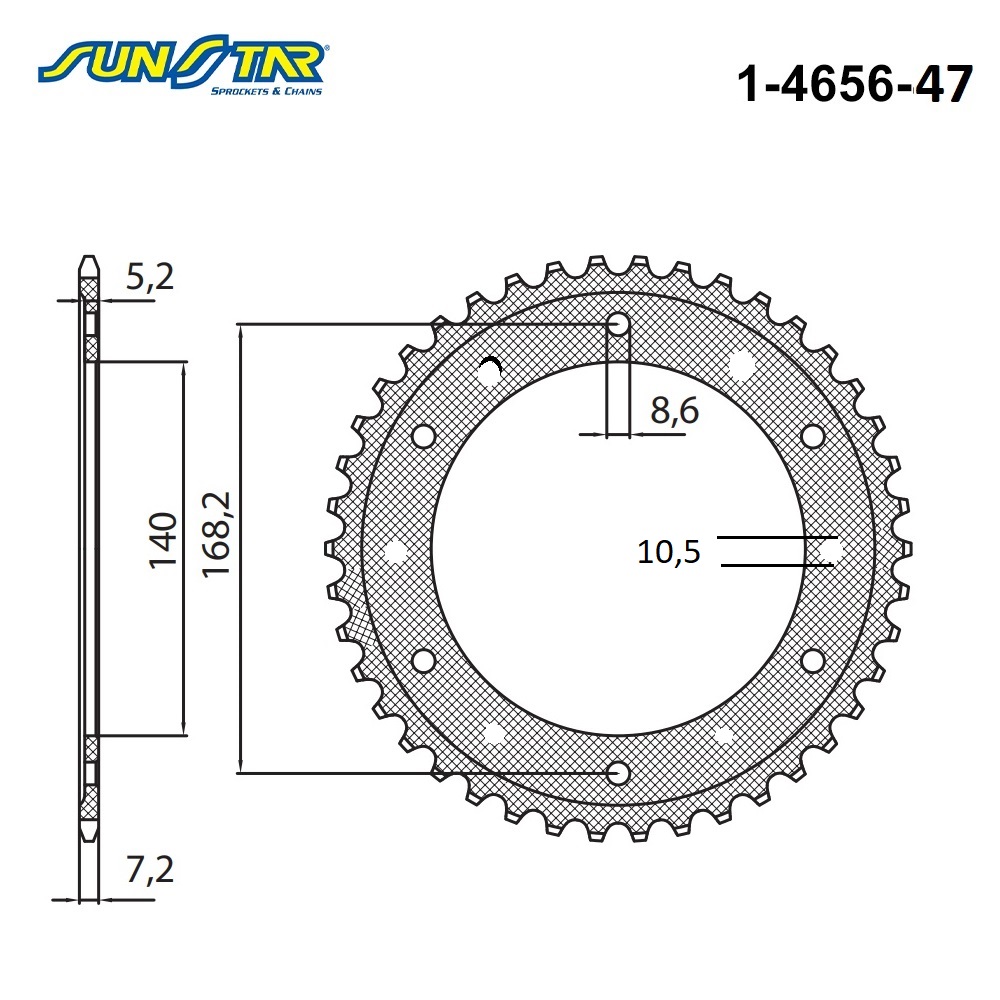 ARKA DİŞLİ / BMW / F 800 R / 800cc / (DİŞLİ SAYISI : ORİJİNAL) / 2009-2010-2011-2012-2013-2014-2015-2016-2017-2018