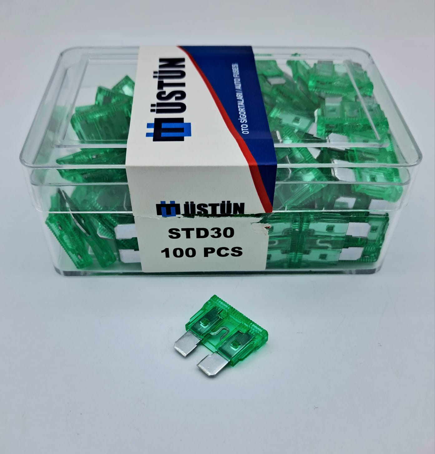 BIÇAK SİGORTA 30 AMPER(1 KUTU = 100 ADET) / UNIVERSAL / cc
