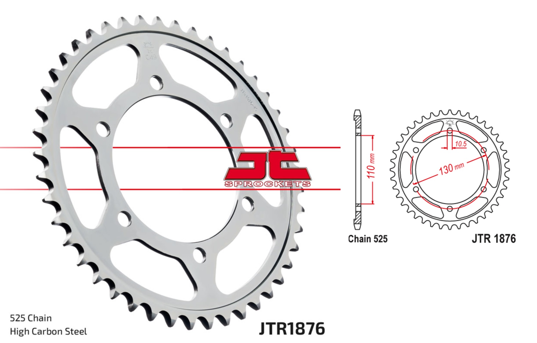 ARKA DİŞLİ / YAMAHA / MT-07 TRACER / 700cc / (DİŞLİ SAYISI : ORİJİNAL +2) / 2020-2021-2022-2023-2024